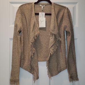 NWT Joie Fringe Cardigan